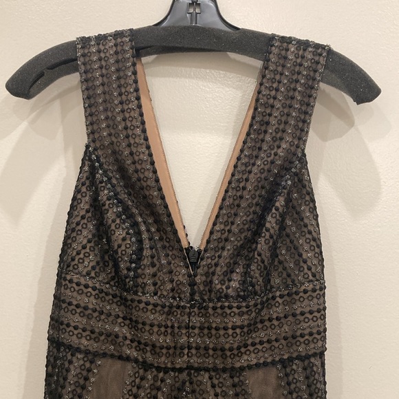 BCBGMaxAzria Embroidered Tulle Dress - Picture 3 of 6